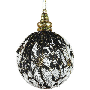 Πλαστική Χριστουγεννιάτικη Μπάλα 8cm ,Σέτ/6