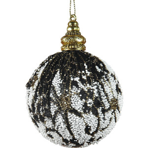 Πλαστική Χριστουγεννιάτικη Μπάλα 10cm,Σέτ/6