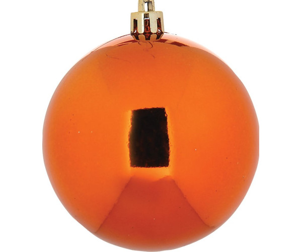 Πλαστική Γυαλιστερή Χριστουγεννιάτικη Μπάλα 4cm,Σέτ/24