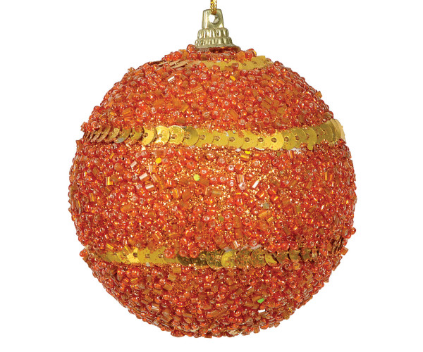 Πλαστική Χριστουγεννιάτικη Μπάλα 10cm,Σέτ/4