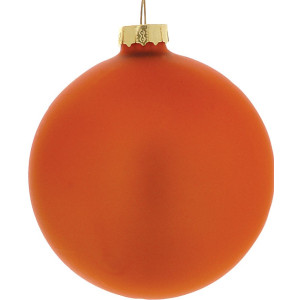 Χάλκινη Γυάλινη Και Μάτ Χριστουγεννιάτικη Μπάλα 8cm,Σέτ/6