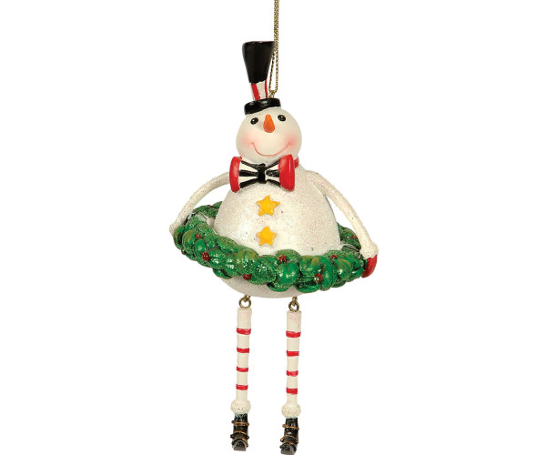 Πήλινο Κρεμαστό Χριστουγεννιάτικο Στολίδι 14cm