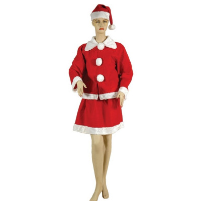 Γυναικεία Χριστουγεννιάτικη Στολή Άγιου Βασίλη 