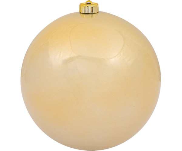 Χρυσή Περλέ Χριστουγεννιάτικη Μπάλα Διακόσμησης 20cm