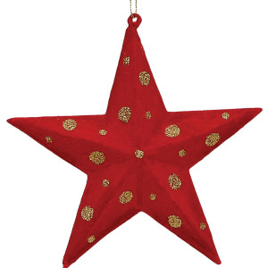 Κρεμαστό Χριστουγεννιάτικο Αστέρι15cm