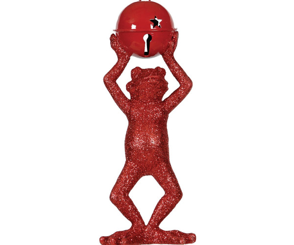 Κρεμαστό Χριστουγεννιάτικο Στολίδι 18cm, Με Glitter