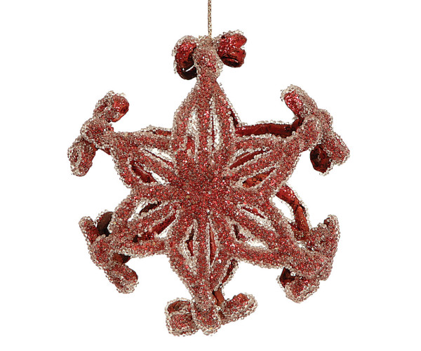 Χριστουγεννιάτικη Μπάλα Αστέρι 10cm