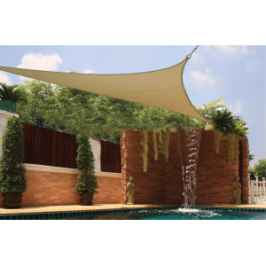 Τριγωνικό Διάτρητο Πανί Σκίασης 350 x 350 x 350cm