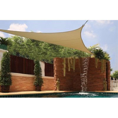 Τριγωνικό Διάτρητο Πανί Σκίασης 350 x 350 x 350cm