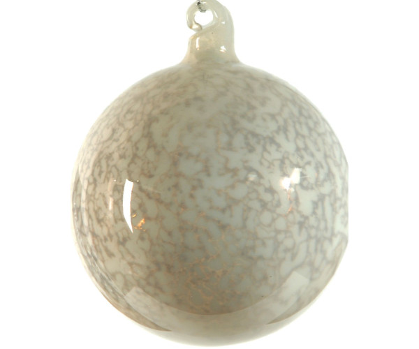 Σαμπανί Γυάλινη Χριστουγεννιάτικη Μπάλα 8cm,Σέτ/6