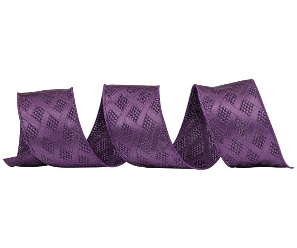 Μώβ Χριστουγεννιάτικη Κορδέλα 8,50 Μέτρων (9 Yards) 