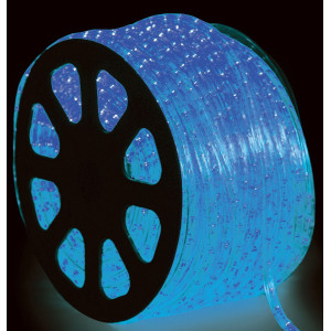100 Μέτρα Led Φωτοσωλήνας Με Μπλέ Φωτισμό ,Ø12mm-2w,IP44