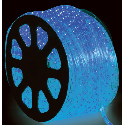 100 Μέτρα Led Φωτοσωλήνας Με Μπλέ Φωτισμό ,Ø12mm-2w,IP44