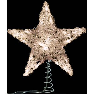 20Led Φωτιζόμενη Κορυφή Δέντρου Με Θερμό Φωτισμό,25cm