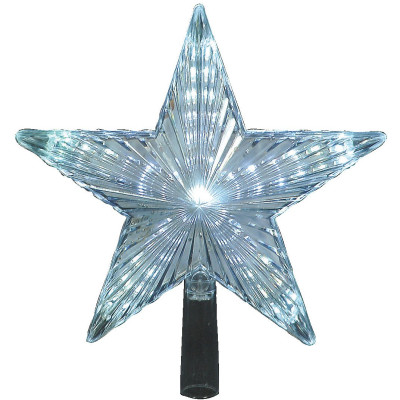 Led Φωτιζόμενη Κορυφή Δέντρου Με Λευκό Φωτισμό Και Πρόγραμμα,Ip44,22cm