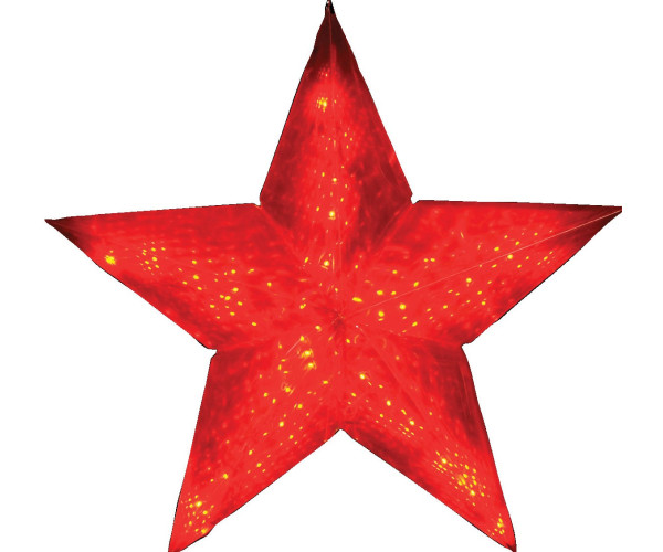 Pvc Κρεμαστό Χριστουγεννιάτικο Αστέρι 60cm