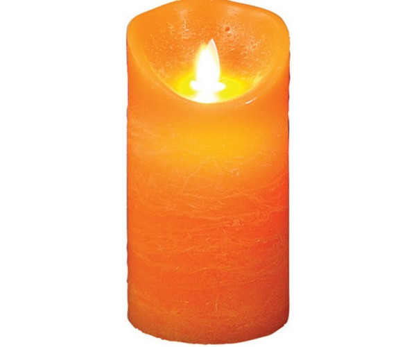 Διακοσμητικό Κερί Μπαταρίας AAA Με Κίνηση Με Θερμό Φωτισμό ,Ø 8 x 17,5cm