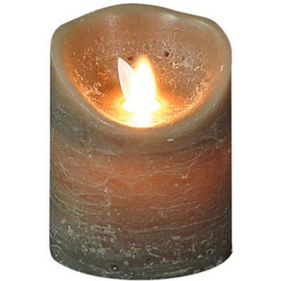 Διακοσμητικό Κερί Μπαταρίας AAA Με Κίνηση Με Θερμό Φωτισμό ,Ø 8 x 10cm