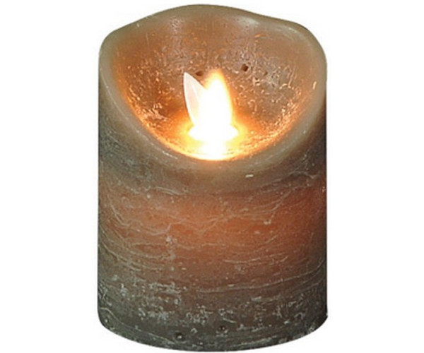 Διακοσμητικό Κερί Μπαταρίας AAA Με Κίνηση Με Θερμό Φωτισμό ,Ø 8 x 10cm