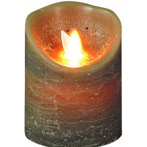 Διακοσμητικό Κερί Μπαταρίας AAA Με Κίνηση Με Θερμό Φωτισμό ,Ø 8 x 12,5cm