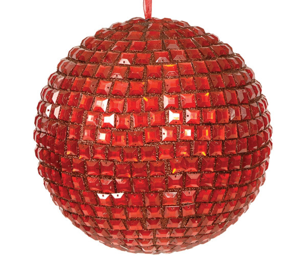 Πλαστική Χριστουγεννιάτικη Μπάλα Διακόσμησης 20cm