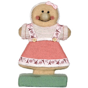 Λούτρινο Χριστουγεννιάτικο Διακοσμητικό 25(h)cm