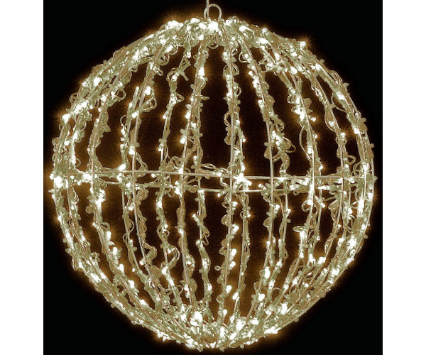 400Led Φωτιζόμενη Ακρυλική Μπάλα Με Θερμό Φωτισμό Και Μετασχηματιστή Ip44,35cm 400Led Φωτιζόμενη Ακρυλική Μπάλα Με Θερμό Φωτισμό Και Μετασχηματιστή Ip44,35cm