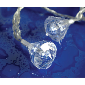 48 Led, Με Προγραμμα Και Μετασχηματιστή 24v, Με Διάφανο Καλώδιο - Λευκό Λαμπάκι, Απόστασης 6,3 Μέτρων