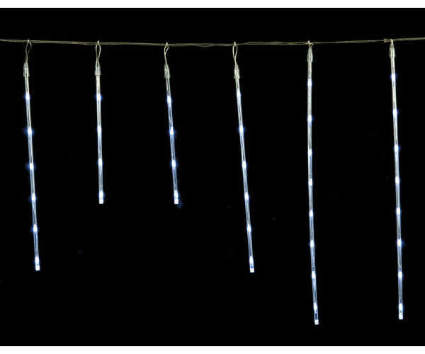 Επεκτεινόμενη Κουρτίνα Led Με Λευκό (Πάγου) Φωτισμό ,270 x 65(H)cm