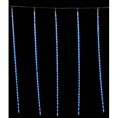 Led Επεκτεινόμενη Κουρτίνα Με Μπλε Φωτισμό ,200 x 100cm