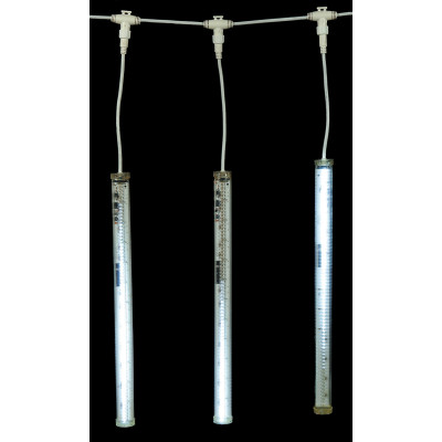 Led Κουρτίνα Snow Fall Με Επέκταση Μονής Όψης Ip44,10m x 30(H)cm (Kelvin: 6.000 - 10.000)