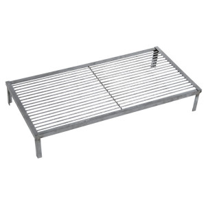 Επαγγελματική Ίσια Σχάρα Με Πόδια ,100 x 40 x 14(h)cm
