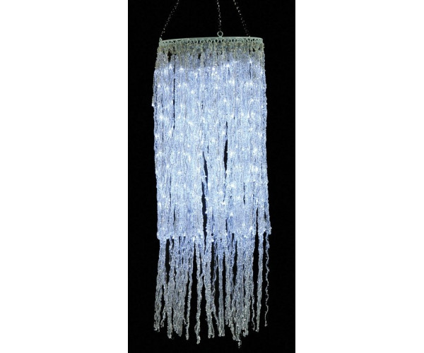 Φωτισμένος Ακρυλικός Πολυέλαιος Με 420Led Ψυχρό Φωτισμό 75 x 30cm