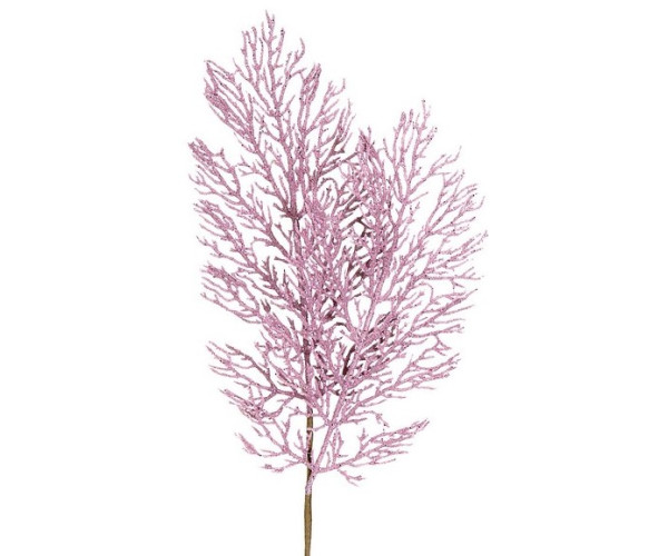 Ρόζ Χριστουγεννιάτικο Διακοσμητικό Κλαδί 20 x 55(h)cm