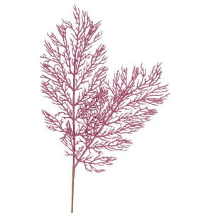 Ρόζ Χριστουγεννιάτικο Διακοσμητικό Κλαδί 20 x 55(h)cm