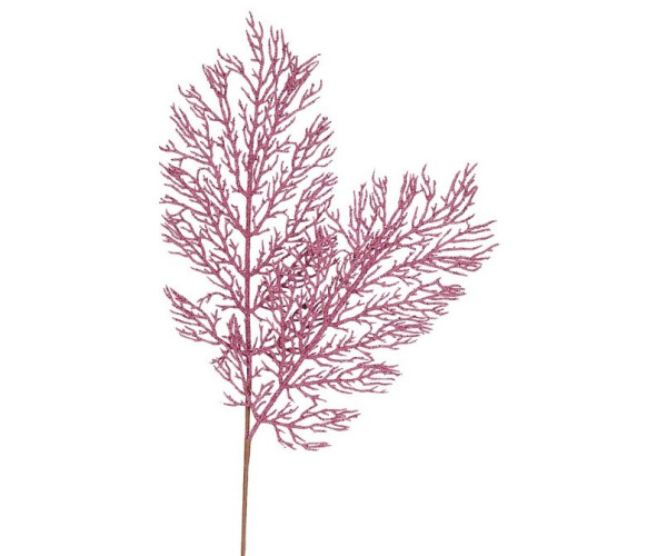 Ρόζ Χριστουγεννιάτικο Διακοσμητικό Κλαδί 20 x 55(h)cm