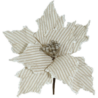 Χριστουγεννιάτικο Διακοσμητικό Λουλούδι 25cm