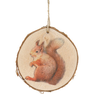 Ξύλινο Κρεμαστό Χριστουγεννιάτικο Στολίδι 9 x 11(h)cm