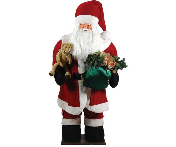 Φουσκωτός Διακοσμητικός Άγιος Βασίλης Με Μουσική 250cm