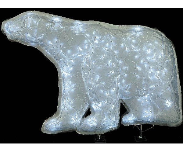 Pvc Φωτιζόμενη Αρκούδα ,60(Η) x 83cm