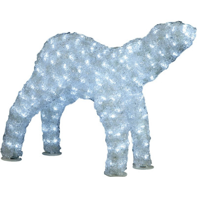 280Led 3D Φωτιζόμενο Ακρυλικό Ελάφι Με Μετασχηματιστή Ip44,45 x 35(H)cm