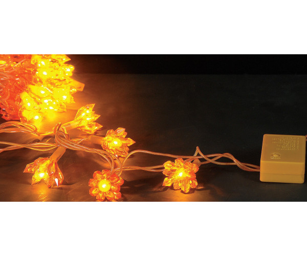 50 Λαμπάκια Με Ακρυλικά Σχέδια Και 8 Πρόγραμματα, Απόστασης 9 Μέτρων