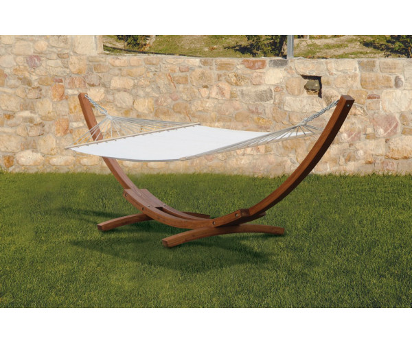 Ξύλινη Αιώρα Με Πανί 310 x 118 x 120(h)cm