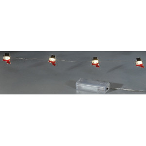 Led Φωτάκια Μπαταρίας Χιονάνθρωπος 5 Μέτρων