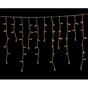 100Led Σταθερή Ασύμμετρη Κουρτίνα Rubber Με Επέκταση Ip65 Και Μπρίζα Σούκο 200 x 70(h)cm,Λευκό Καλώδιο/ Θερμό Λαμπάκι (Kelvin: 2.500 - 2.800)