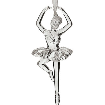 Ακρυλικό Κρεμαστό Χριστουγεννιάτικο Στολίδι Μπαλαρίνα 5 x 13(h)cm ,2 Σχέδια