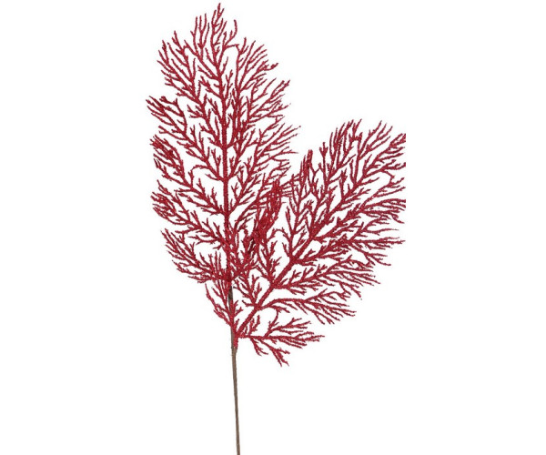 Χριστουγεννιάτικο Διακοσμητικό Κλαδί Φτέρα 20 x 55(h)cm