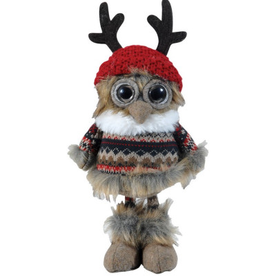 Λούτρινο Χριστουγεννιάτικο Διακοσμητικό 15 x 10 x 28(h)cm