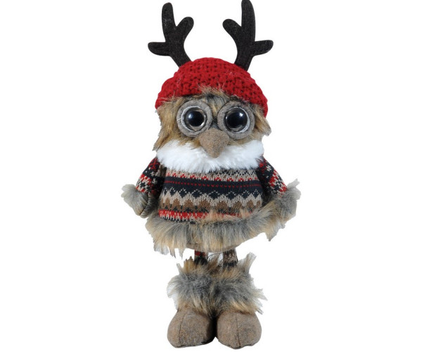 Λούτρινο Χριστουγεννιάτικο Διακοσμητικό 15 x 10 x 28(h)cm