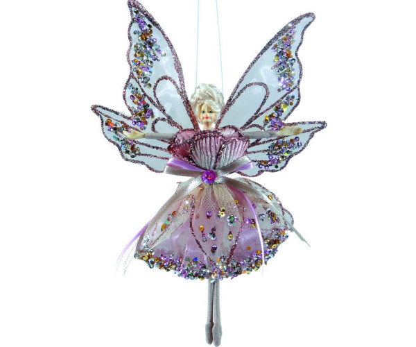 Κεραμικό Κρεμαστό Χριστουγεννιάτικο Στολίδι Μπαλαρίνα 20 x 15cm